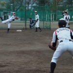 【府中西 野球部】ボール回しを徹底練習。10周1分を切れ!