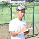 【東京実業 野球部】監督と選手のパイプ役菊地羅夢(2年=プレイングマネージャー)