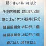 【石橋 野球部】パワーアップの素は白米
