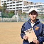 【千歳丘 野球部】練習サポートの男子マネージャー 中村謙文(3年)