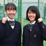 【向上 野球部】『初代女子マネージャー髙下純伶さん・市川希さん(2年)』