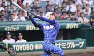 2025年夏【甲子園】青藍泰斗　35年ぶりの甲子園で堂々の戦い。無念の惜敗も次世代へつなげる戦いを披露