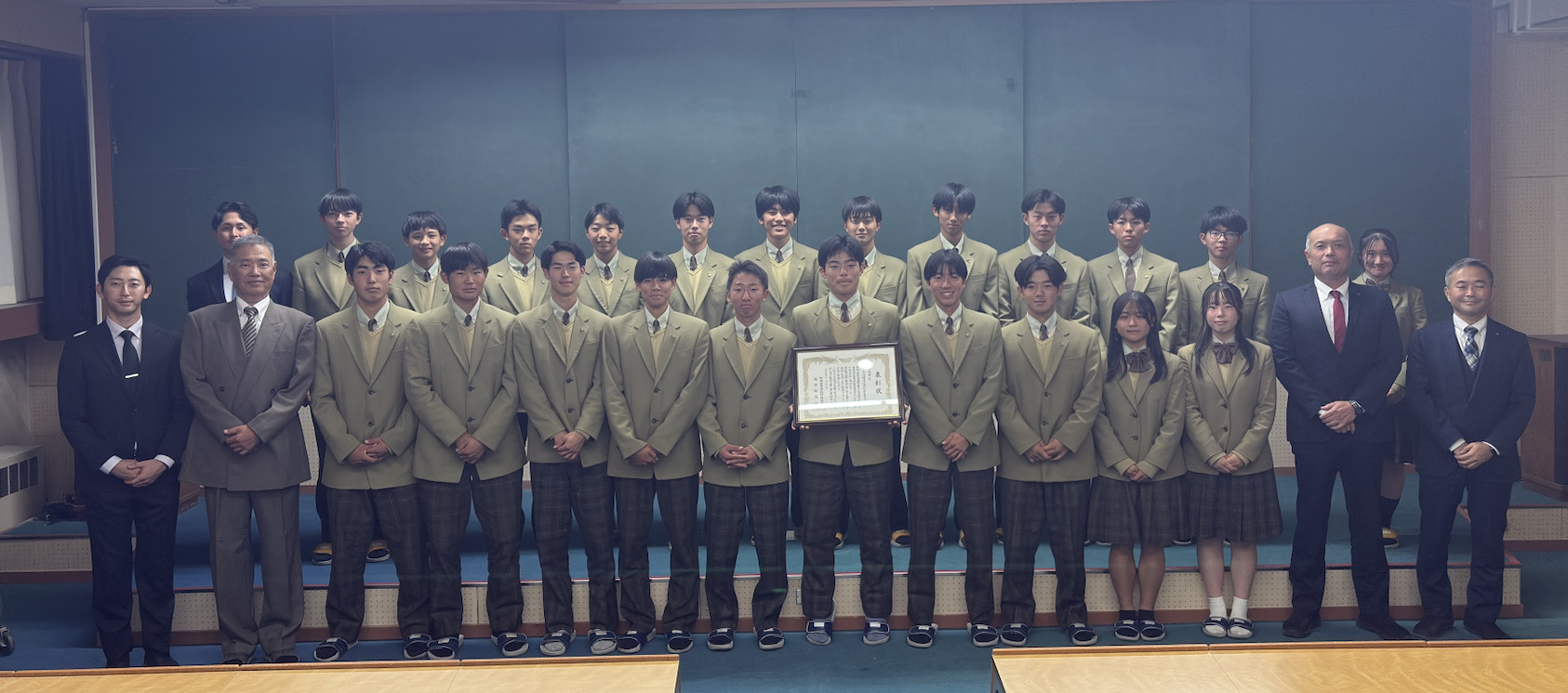 【NEWS】群馬・高崎経済大附 21世紀枠県推薦校選出で表彰式