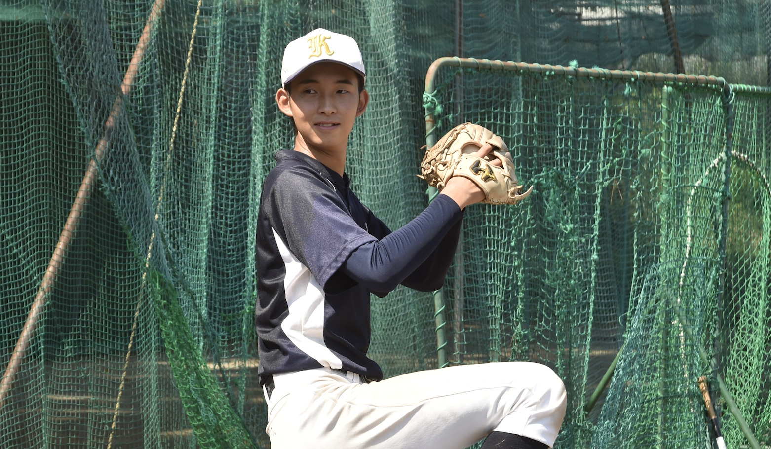 2025年秋【注目プレーヤー】希望ケ丘 篠晴仁(2年)身長182センチの長身サウスポー。多彩なタイプが光る投手陣がチームを支える