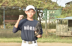 2025年秋【選手紹介】群馬・勢多農林　中野輝希 主将（2年＝左翼手）