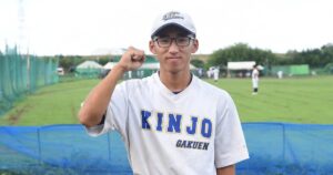 【PICKUP　PLAYER】錦城学園　小池嵩稀 主将（2年＝投手・一塁手）「錦城学園の戦いを徹底していく」