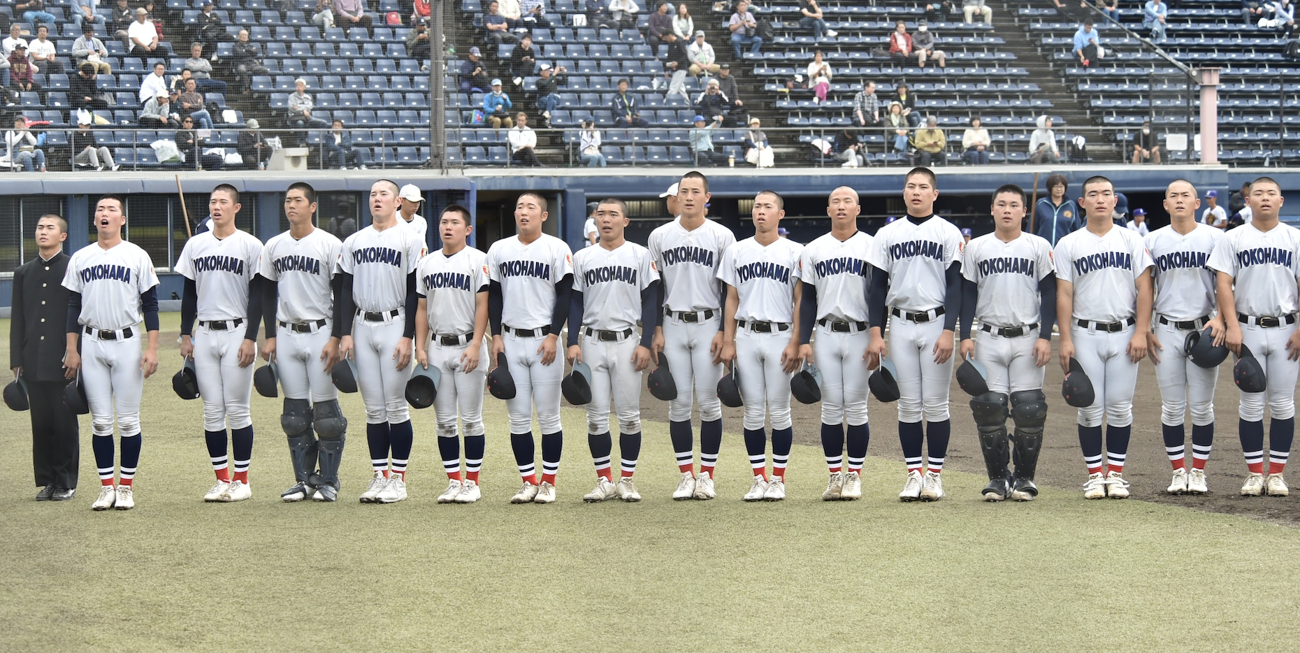 【NEWS】秋季関東大会準々決勝　　　横浜、帝京三がベスト４進出。横浜が初回に一挙５点を奪って圧倒。樹徳は、横浜の圧力に屈して涙の敗戦